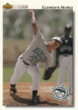 #701 Clemente Nunez - Florida Marlins - 1992 Upper Deck Baseball
