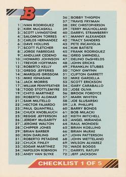 #701 Checklist: 1-141 - 1992 Bowman Baseball