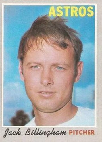 #701 Jack Billingham - Houston Astros - 1970 Topps Baseball
