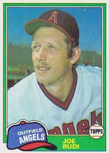 #701 Joe Rudi - California Angels - 1981 Topps Baseball