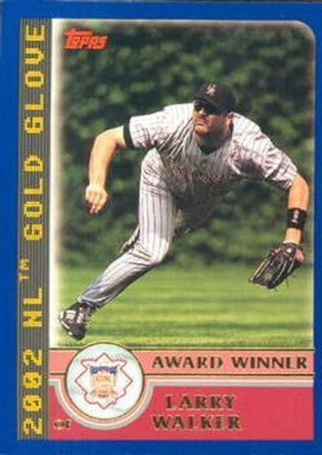 #701 Larry Walker - Colorado Rockies - 2003 Topps Baseball