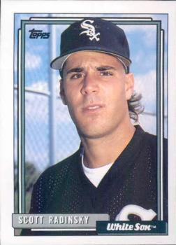 #701 Scott Radinsky - Chicago White Sox - 1992 Topps Baseball