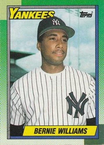 #701 Bernie Williams - New York Yankees - 1990 Topps Baseball