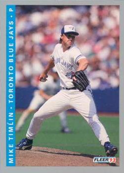 #701 Mike Timlin - Toronto Blue Jays - 1993 Fleer Baseball