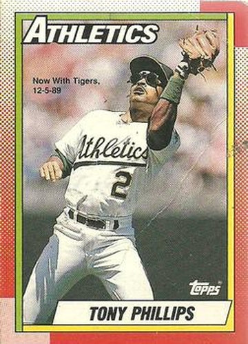 #702 Tony Phillips - Detroit Tigers - 1990 O-Pee-Chee Baseball