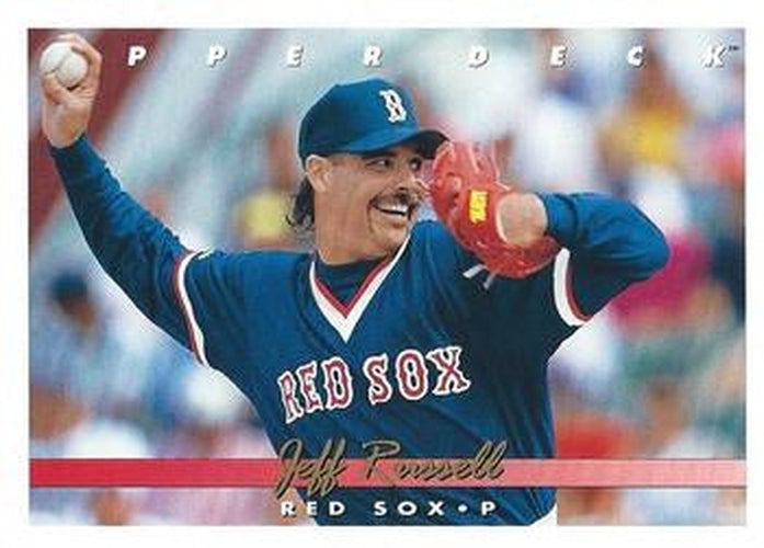 #702 Jeff Russell - Boston Red Sox - 1993 Upper Deck Baseball