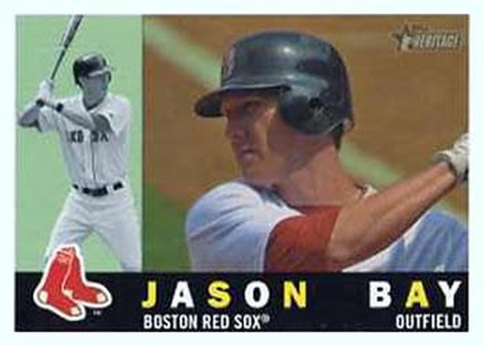 #702 Jason Bay - Boston Red Sox - 2009 Topps Heritage Baseball