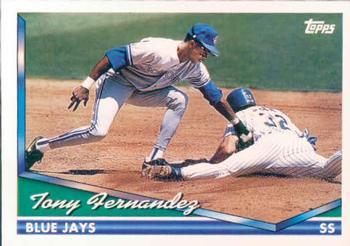 #702 Tony Fernandez - Toronto Blue Jays - 1994 Topps Baseball