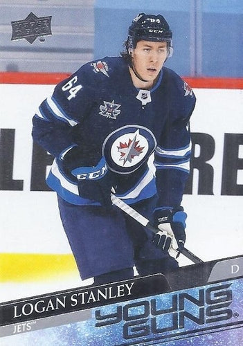 #703 Logan Stanley - Winnipeg Jets - 2020-21 Upper Deck Hockey