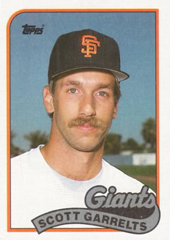 #703 Scott Garrelts - San Francisco Giants - 1989 Topps Baseball