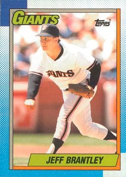 #703 Jeff Brantley - San Francisco Giants - 1990 O-Pee-Chee Baseball