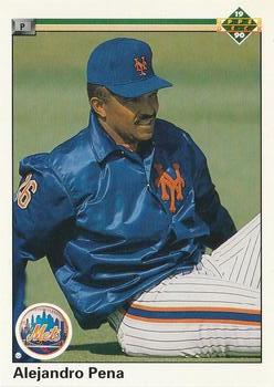 #703 Alejandro Pena - New York Mets - 1990 Upper Deck Baseball