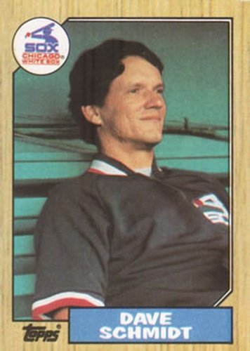 #703 Dave Schmidt - Chicago White Sox - 1987 Topps Baseball