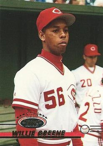 #704 Willie Greene - Cincinnati Reds - 1993 Stadium Club Baseball