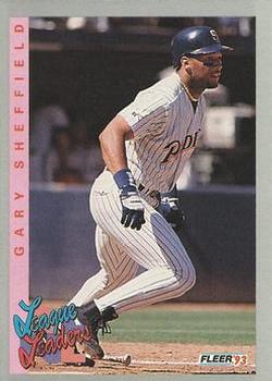 #704 Gary Sheffield - San Diego Padres - 1993 Fleer Baseball