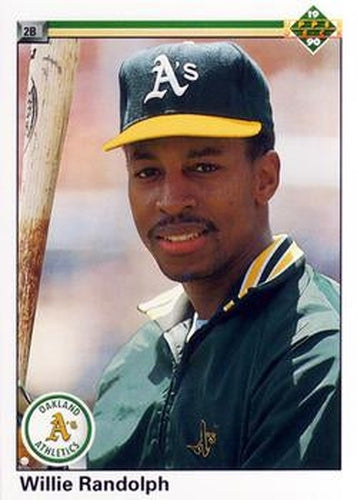 #704 Willie Randolph - Oakland Athletics - 1990 Upper Deck Baseball