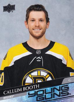 #704 Callum Booth - Boston Bruins - 2020-21 Upper Deck Hockey