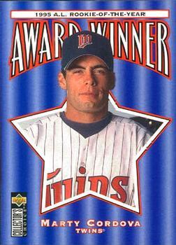 #704 Marty Cordova - Minnesota Twins - 1996 Collector's Choice Baseball