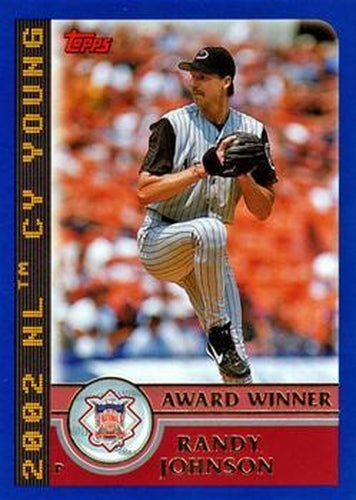 #704 Randy Johnson - Arizona Diamondbacks - 2003 Topps Baseball
