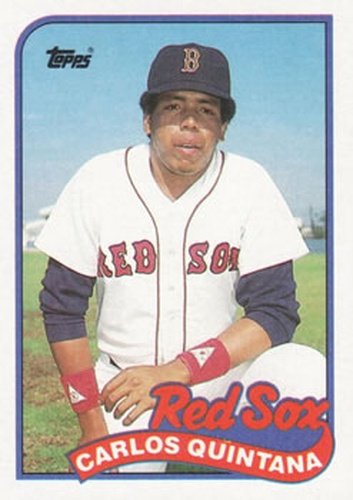 #704 Carlos Quintana - Boston Red Sox - 1989 Topps Baseball