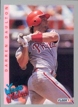 #705 Darren Daulton - Philadelphia Phillies - 1993 Fleer Baseball
