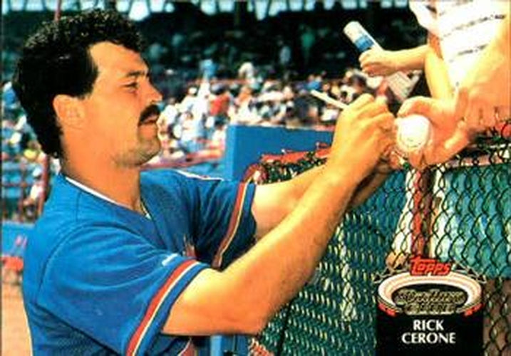 #705 Rick Cerone - Montreal Expos - 1992 Stadium Club Baseball