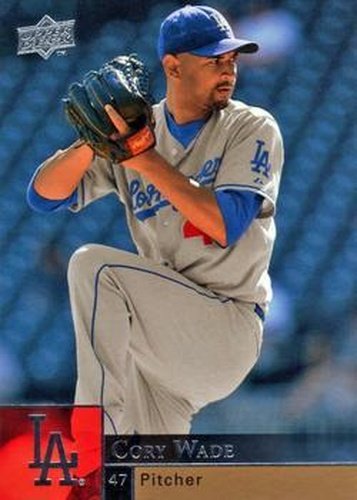 #705 Cory Wade - Los Angeles Dodgers - 2009 Upper Deck Baseball