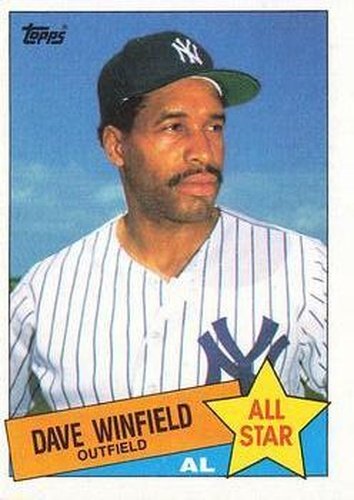 #705 Dave Winfield - New York Yankees - 1985 Topps Baseball