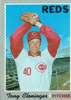 #705 Tony Cloninger - Cincinnati Reds - 1970 Topps Baseball