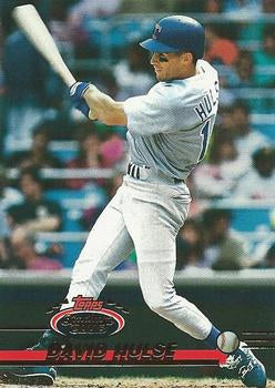 #705 David Hulse - Texas Rangers - 1993 Stadium Club Baseball