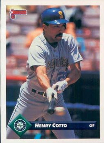 #705 Henry Cotto - Seattle Mariners - 1993 Donruss Baseball