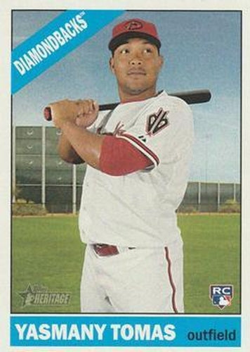 #705a Yasmany Tomas - Arizona Diamondbacks - 2015 Topps Heritage Baseball