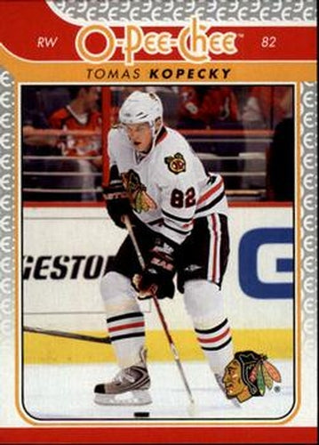 #706 Tomas Kopecky - Chicago Blackhawks - 2009-10 O-Pee-Chee Hockey