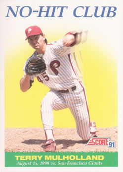 #706 Terry Mulholland - Philadelphia Phillies - 1991 Score Baseball