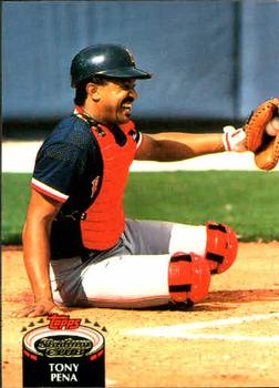 #706 Tony Pena - Boston Red Sox - 1992 Stadium Club Baseball