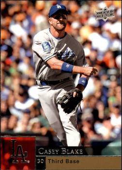 #706 Casey Blake - Los Angeles Dodgers - 2009 Upper Deck Baseball