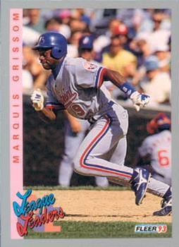 #706 Marquis Grissom - Montreal Expos - 1993 Fleer Baseball