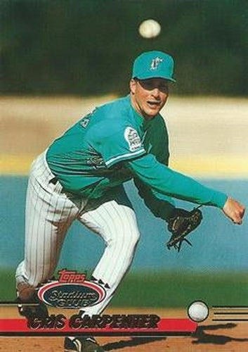 #706 Cris Carpenter - Florida Marlins - 1993 Stadium Club Baseball