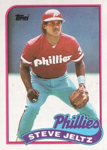 #707 Steve Jeltz - Philadelphia Phillies - 1989 Topps Baseball