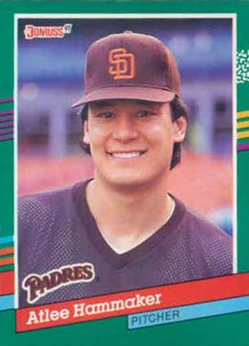 #707 Atlee Hammaker - San Diego Padres - 1991 Donruss Baseball