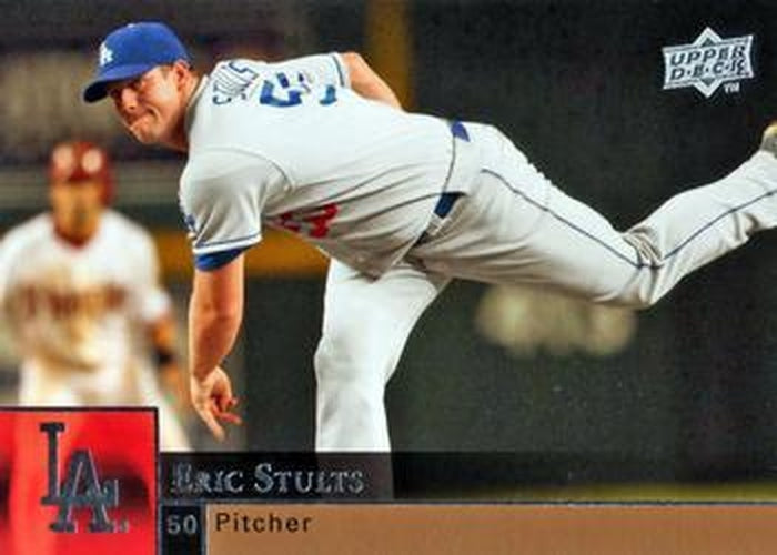 #707 Eric Stults - Los Angeles Dodgers - 2009 Upper Deck Baseball