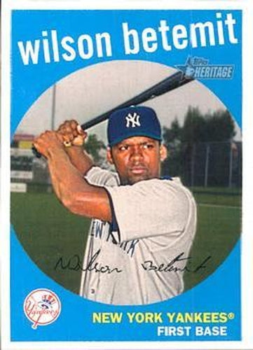 #707 Wilson Betemit - New York Yankees - 2008 Topps Heritage Baseball
