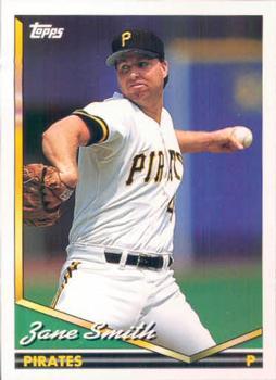 #707 Zane Smith - Pittsburgh Pirates - 1994 Topps Baseball