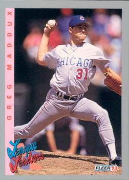 #707 Greg Maddux - Chicago Cubs - 1993 Fleer Baseball