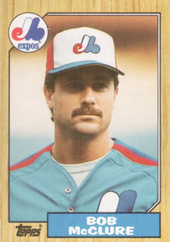 #707 Bob McClure - Montreal Expos - 1987 Topps Baseball