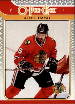 #707 Brent Sopel - Chicago Blackhawks - 2009-10 O-Pee-Chee Hockey