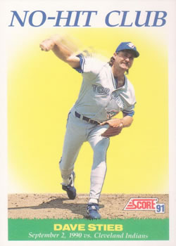 #707 Dave Stieb - Toronto Blue Jays - 1991 Score Baseball