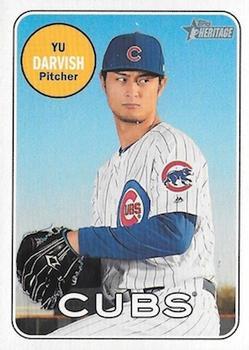 #707c Yu Darvish - Chicago Cubs - 2018 Topps Heritage Baseball