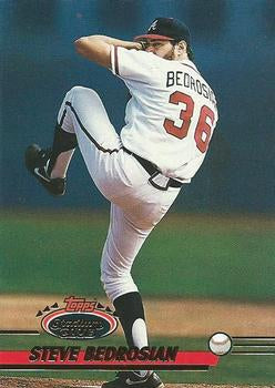 #708 Steve Bedrosian - Atlanta Braves - 1993 Stadium Club Baseball