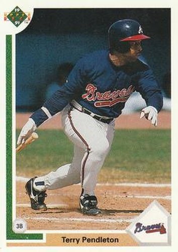 #708 Terry Pendleton - Atlanta Braves - 1991 Upper Deck Baseball